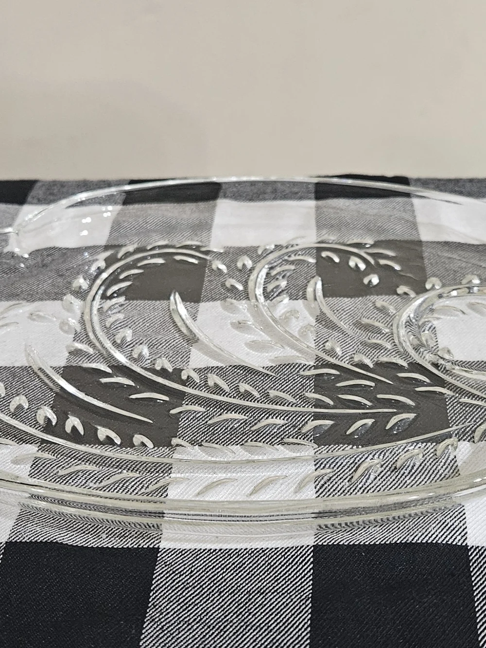 Federal Glass‎ Homestead Serving Tray - Wheat Design